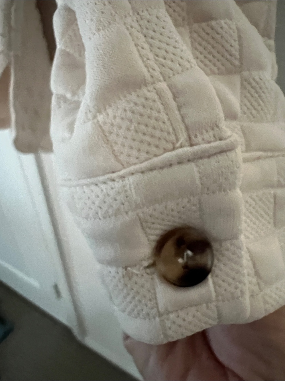 Timing Cream Quilted Button-Front Utility Jacket - Picture 3 of 7